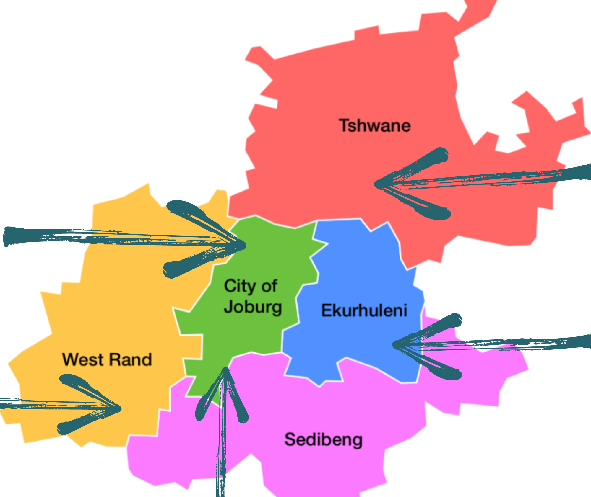 gauteng map 3